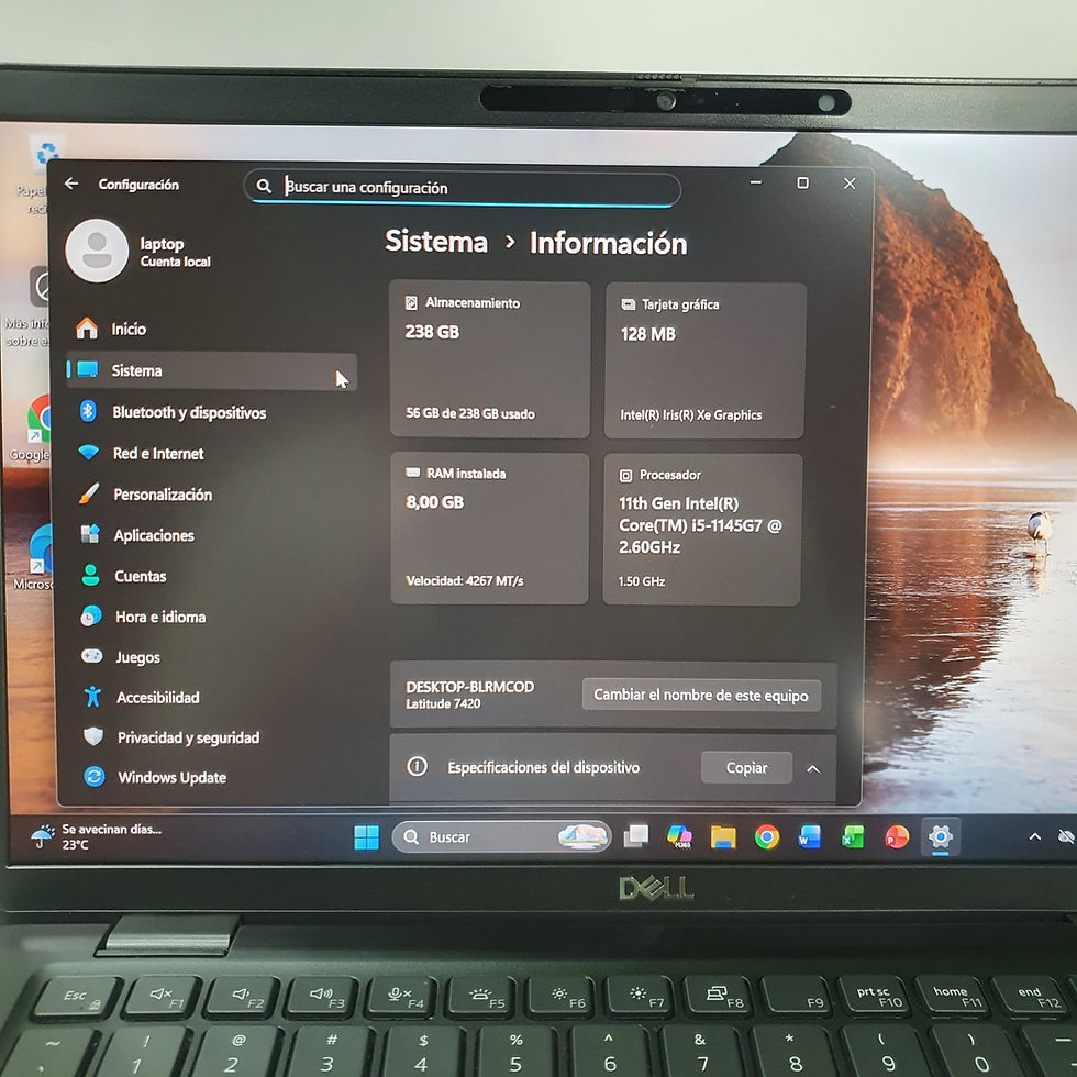 Miniatura: Dell 7420 - Intel® i5 1145-G7 - Ram 8gb - Ssd 256gb
