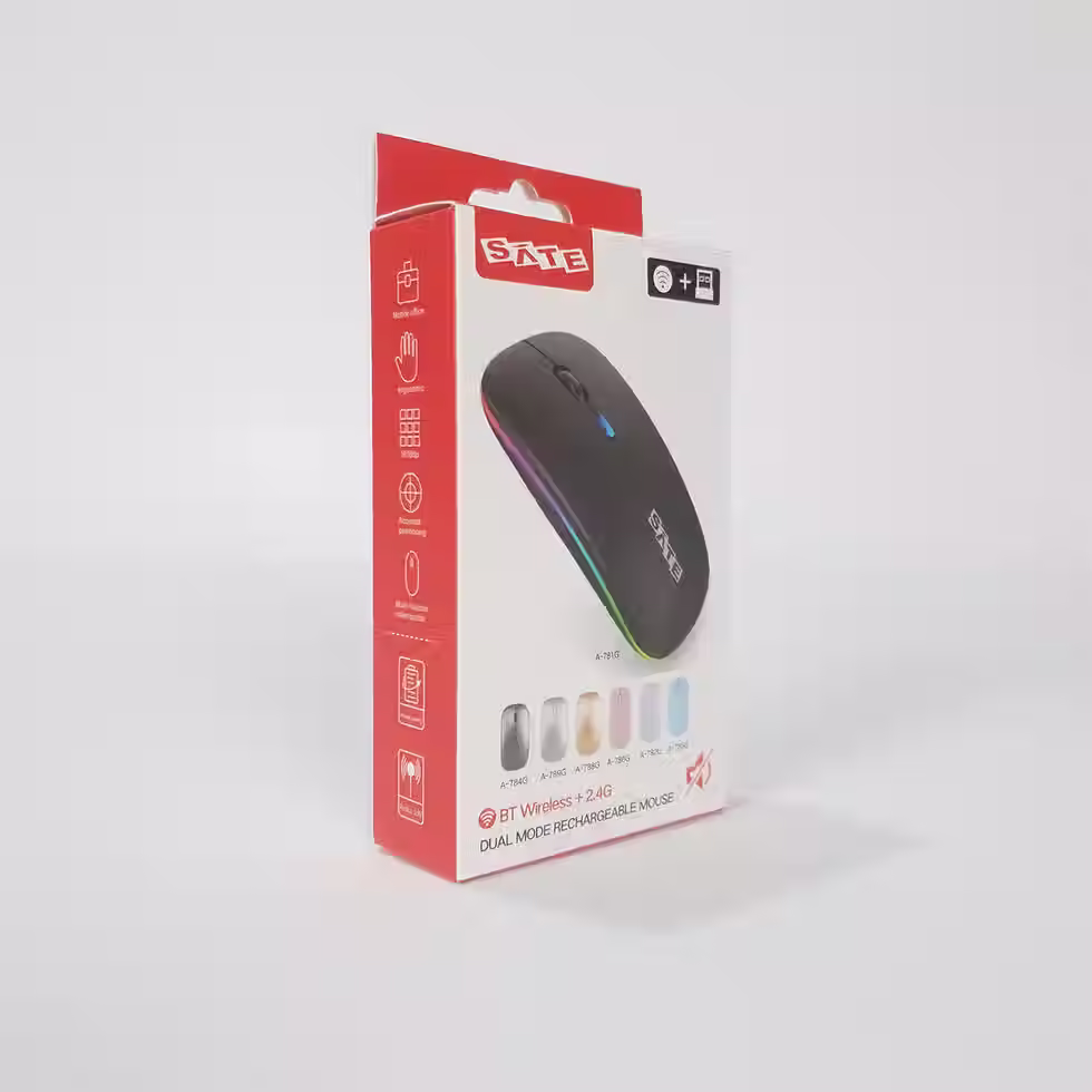 Miniatura: Mouse inalámbrico recargable