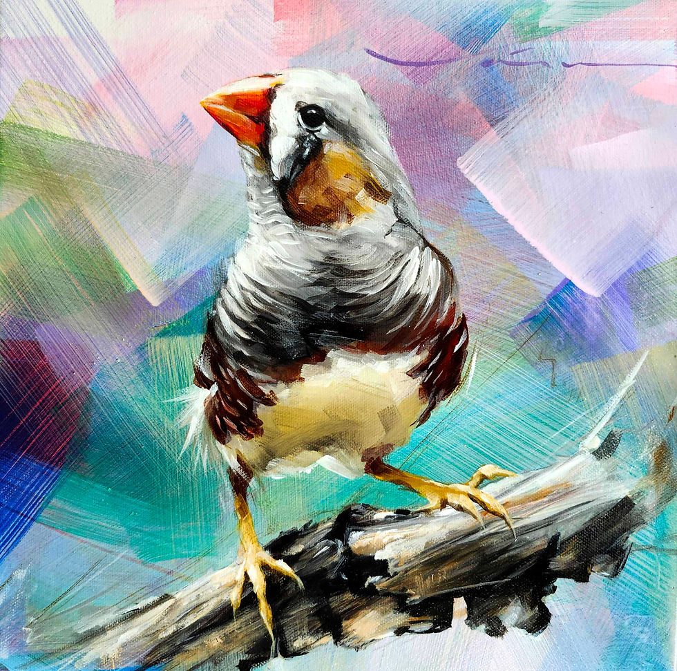 Pajaro XX (12"x12") $350