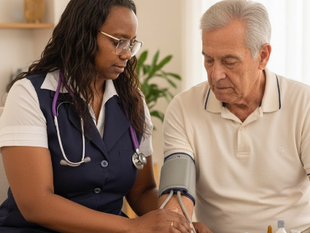 Administração de medicamentos e laserterapia