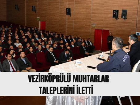 Vezirköprülü Muhtarlar Taleplerini İletti 