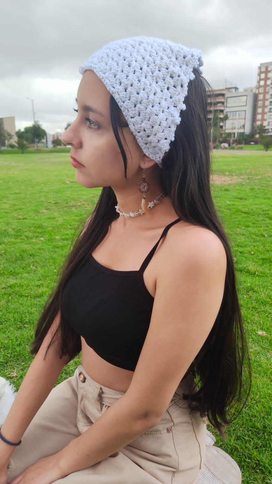 Miniatura: pañoleta crochet
