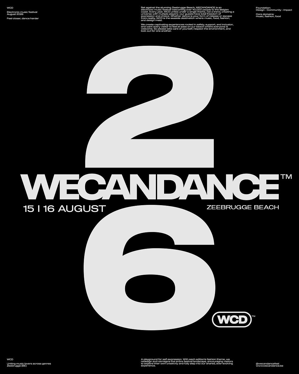 WECANDANCE 2026 date announcement with first names