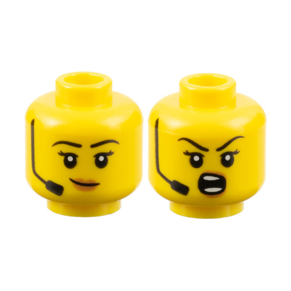 LEGO® Tête féminine avec casque