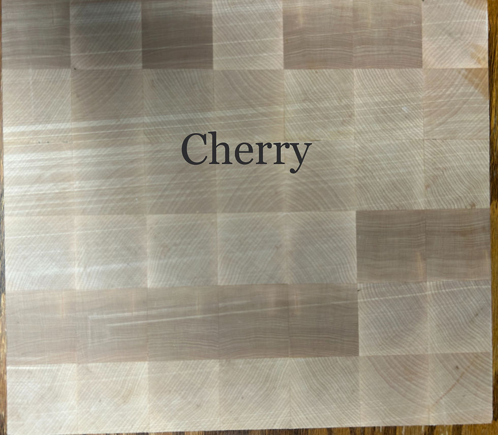 Thumbnail: Cherry end grain cutting board