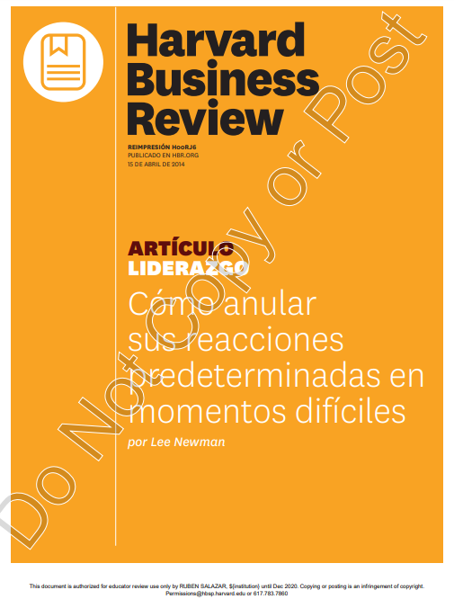 Cómo anular sus reacciones predeterminadas en momentos difíciles