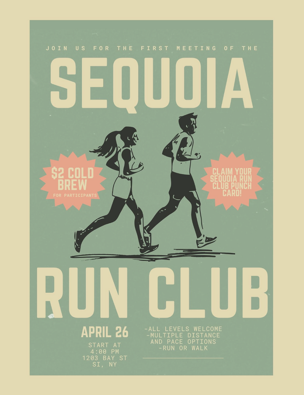 Sequoia Run Club poster