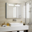 Thumbnail: Decorative Bluetooth Lighted Mirror Cabinet