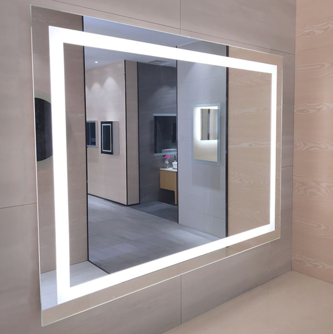 Mirror With LED Lights