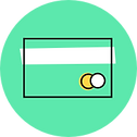 Botão de pagamento onli icon