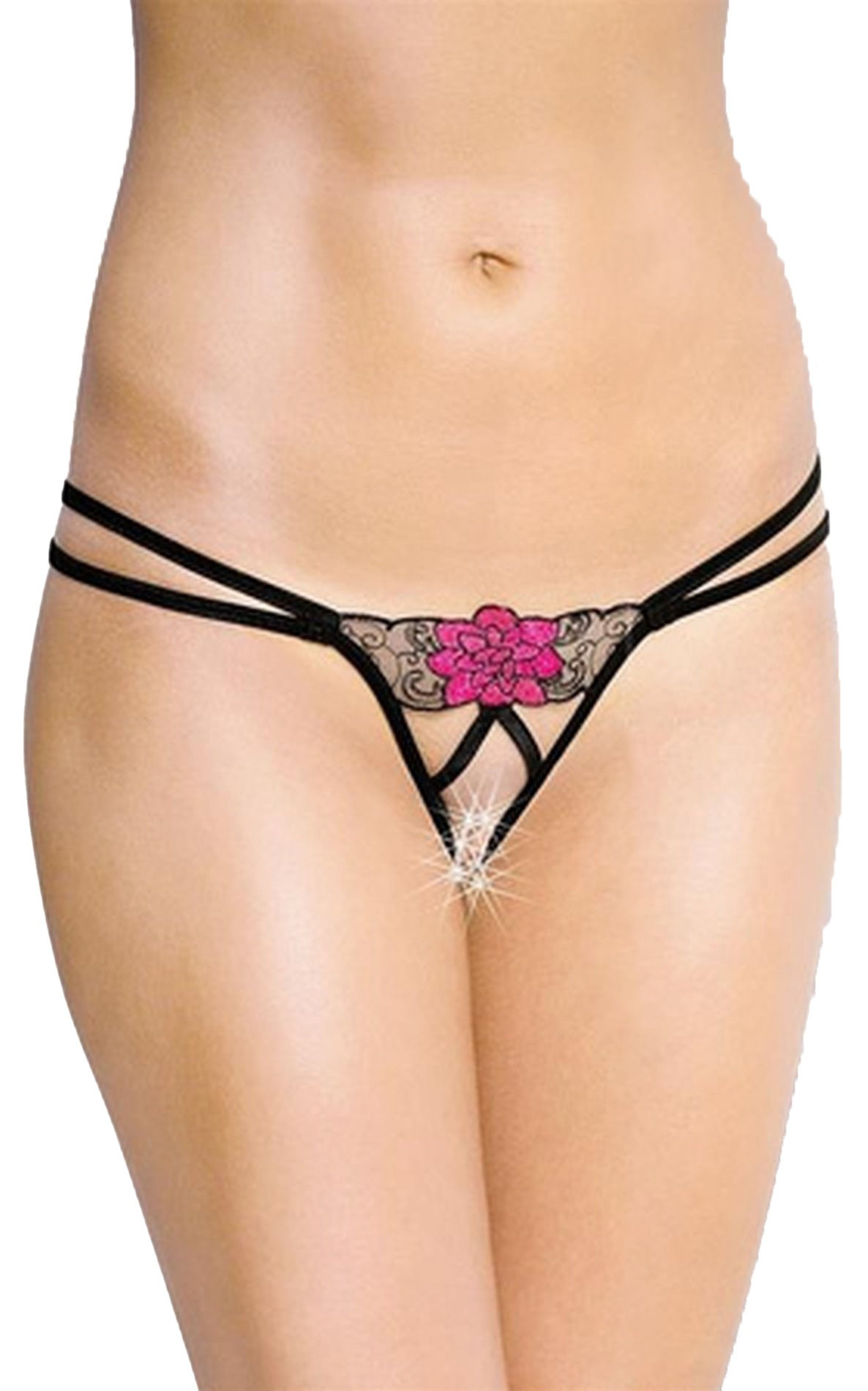 Spring Desires Crotchless G-String Panties 2446