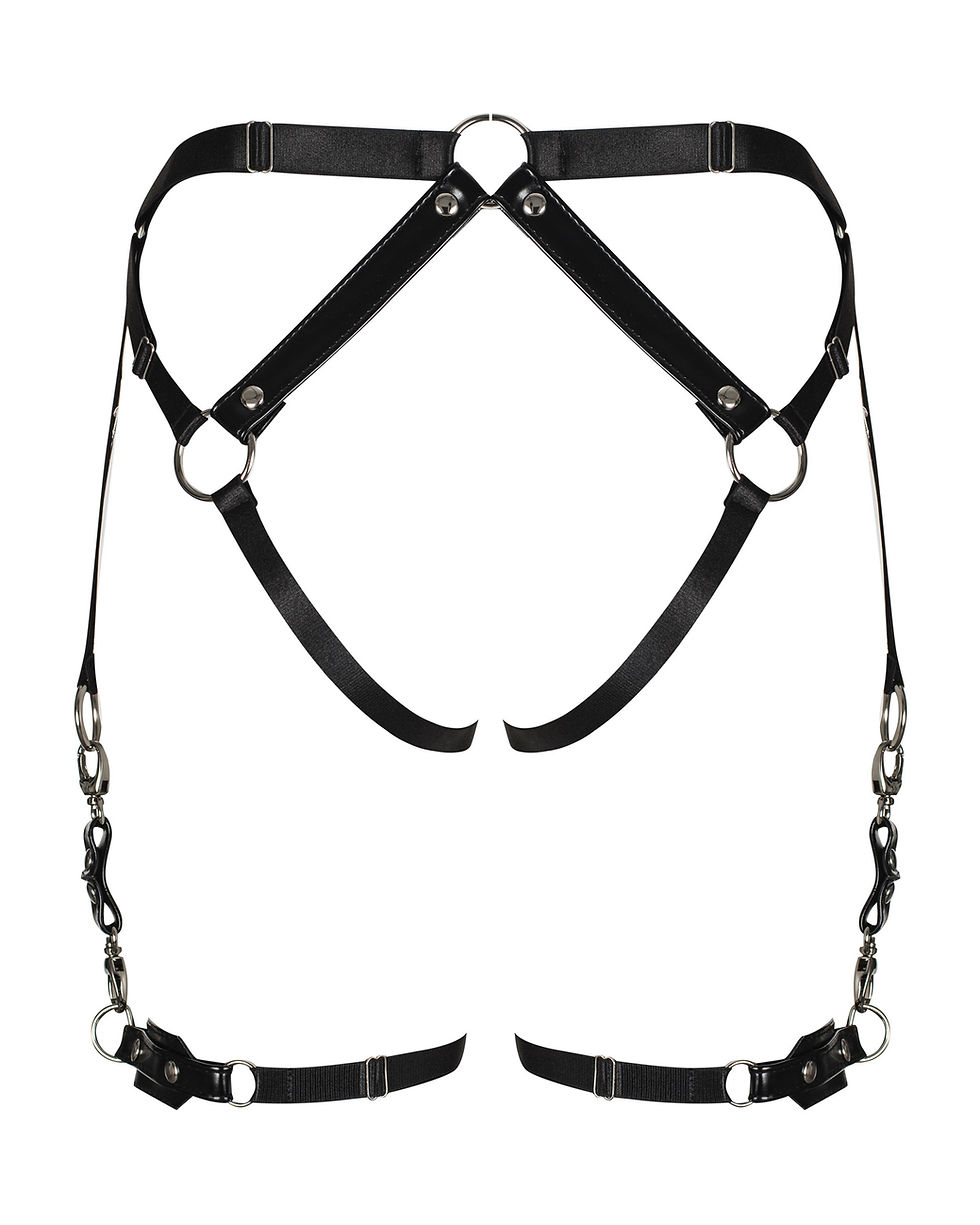 Thumbnail: Spicy Black Crotchless Harness