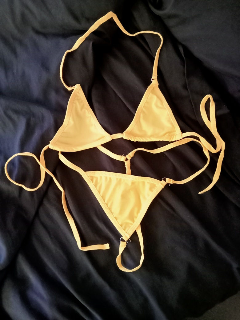 Micro String Bikinis Top and Bottom Included