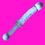 Thumbnail: The Glass Play Love Handle Glass Dildo