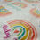 Thumbnail: Rainbow repeat name blanket