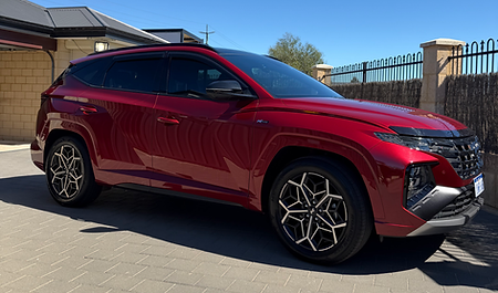 Hyundai Tucson premium ceramic window tint installation in Success WA