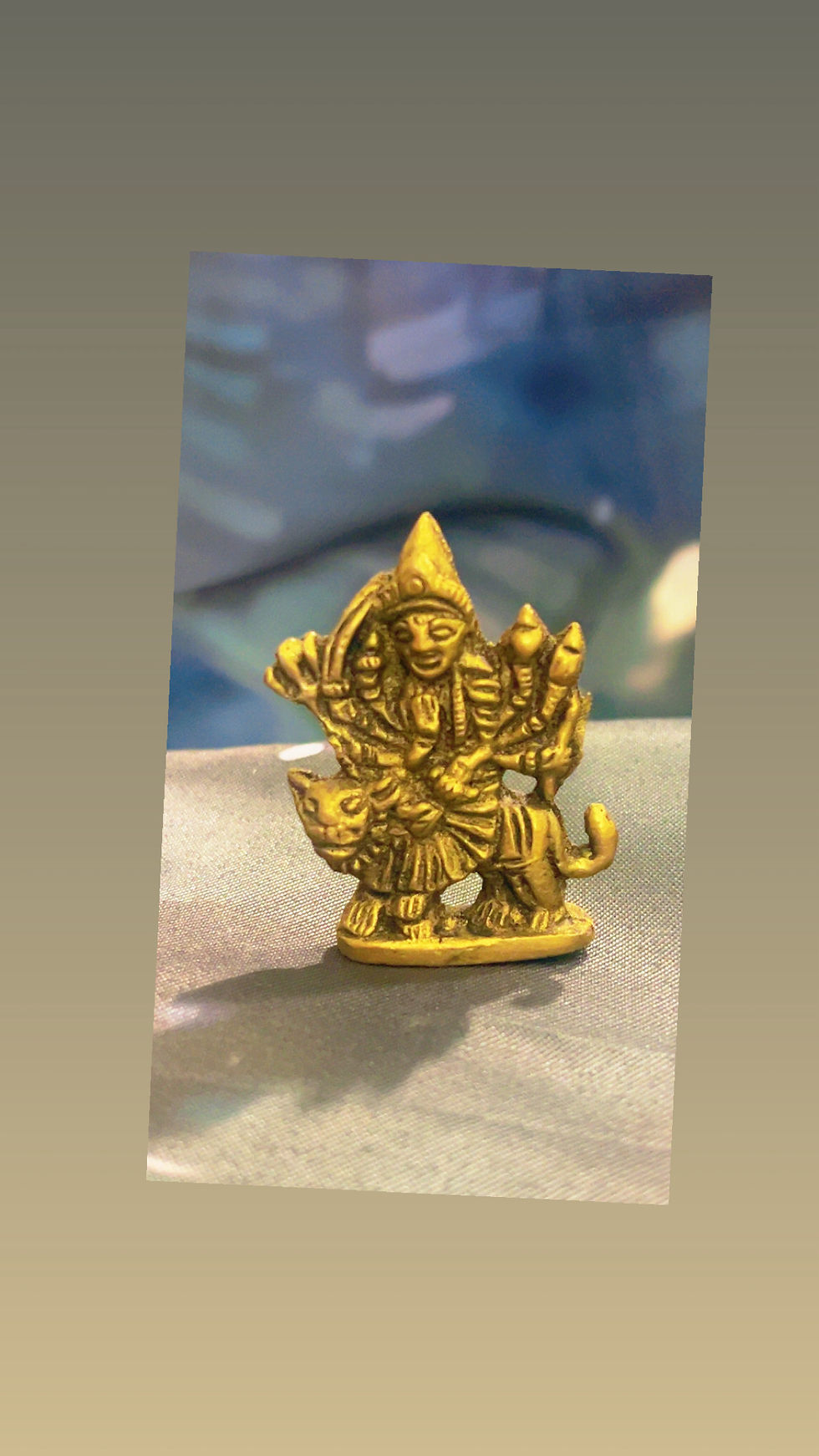 Thumbnail: Mini brass God idols 1 - 2 inch with Premium Antique Finish