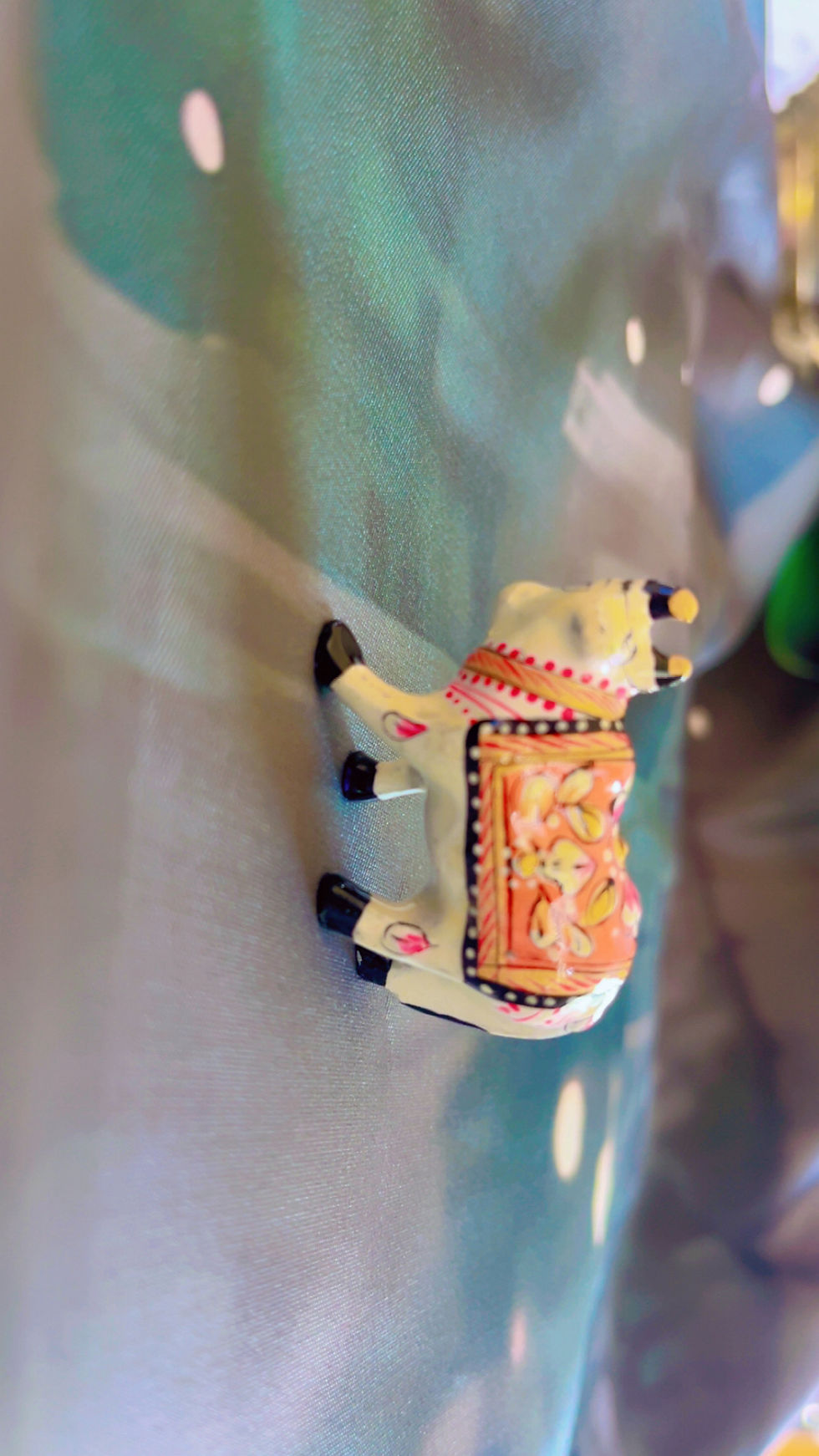 Thumbnail: Elegant Cow 1 Inch with Colorful Work | Home Decor |