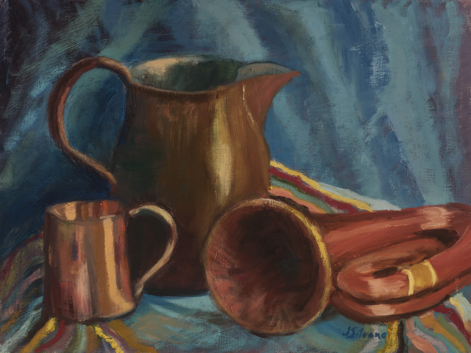 Copper Study No. 2 with Horn