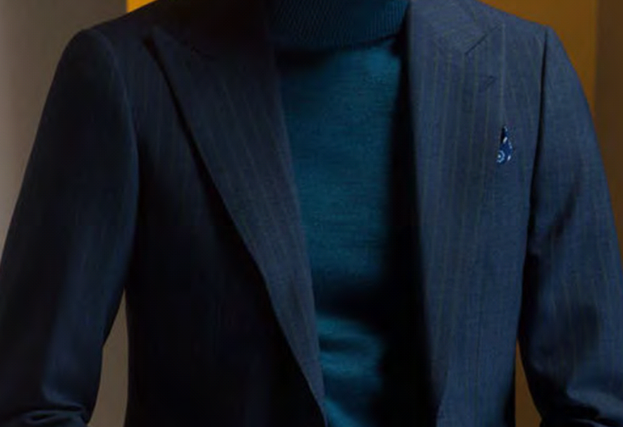 Thumbnail: 2 pc. Suit-Blue Stripe