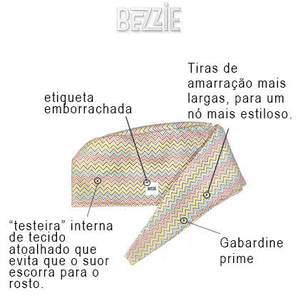 Miniatura: Zig-Zag - Gorro Cirúrgico Timoneiro Coleção Retrô
