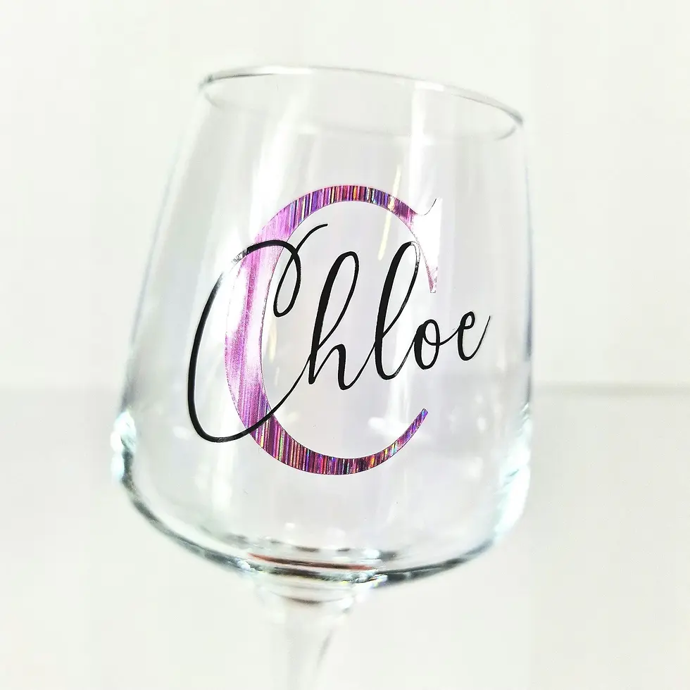 Thumbnail: Personalised Wine Glass With Gift Box Birthday Christmas Secret Santa Gifts