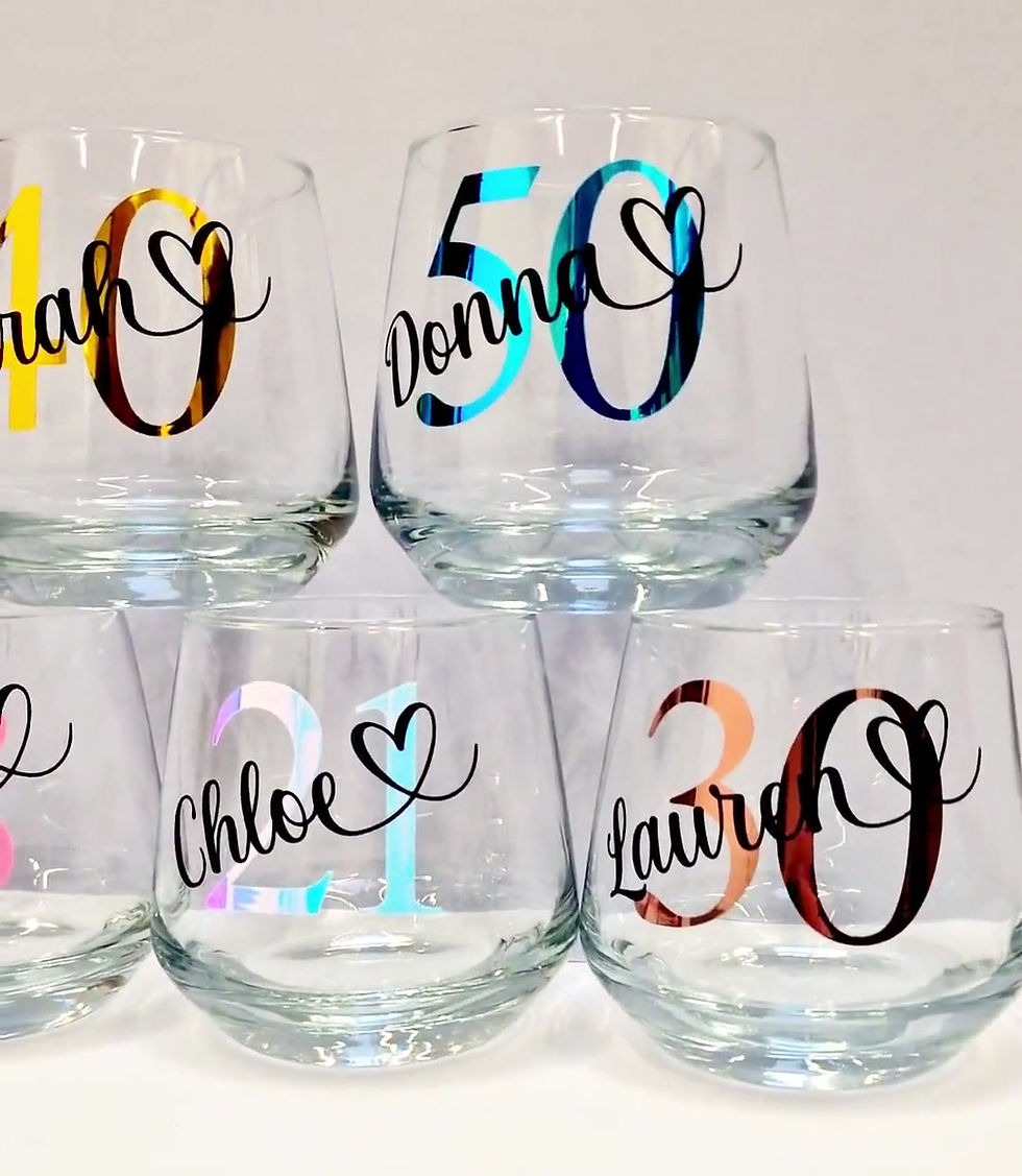 Thumbnail: Personalised Birthday Whiskey Glass Tumbler Gift 18th 21st 30th 40th 50th 60th