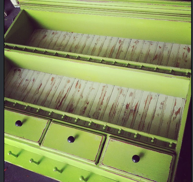 Custom Refinished Solid Wood Shelf