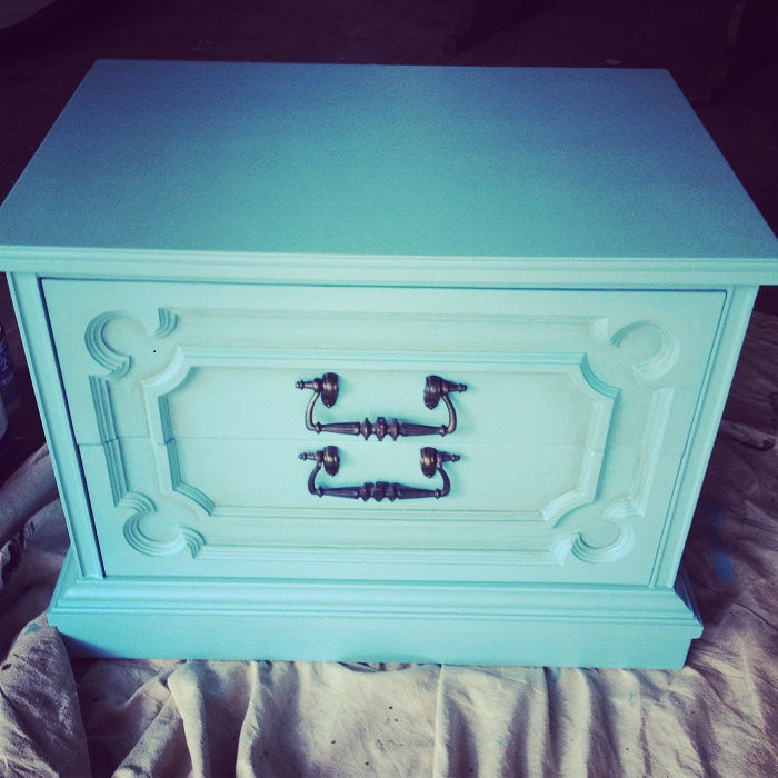 Refinished side table