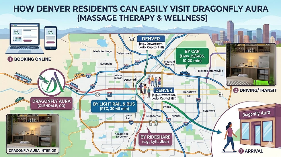 How Residents of Denver Can Easily Visit Dragonfly Aura