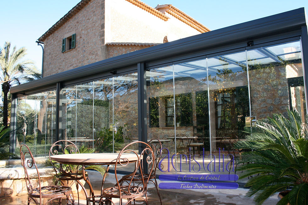 techos y cortinas en forja