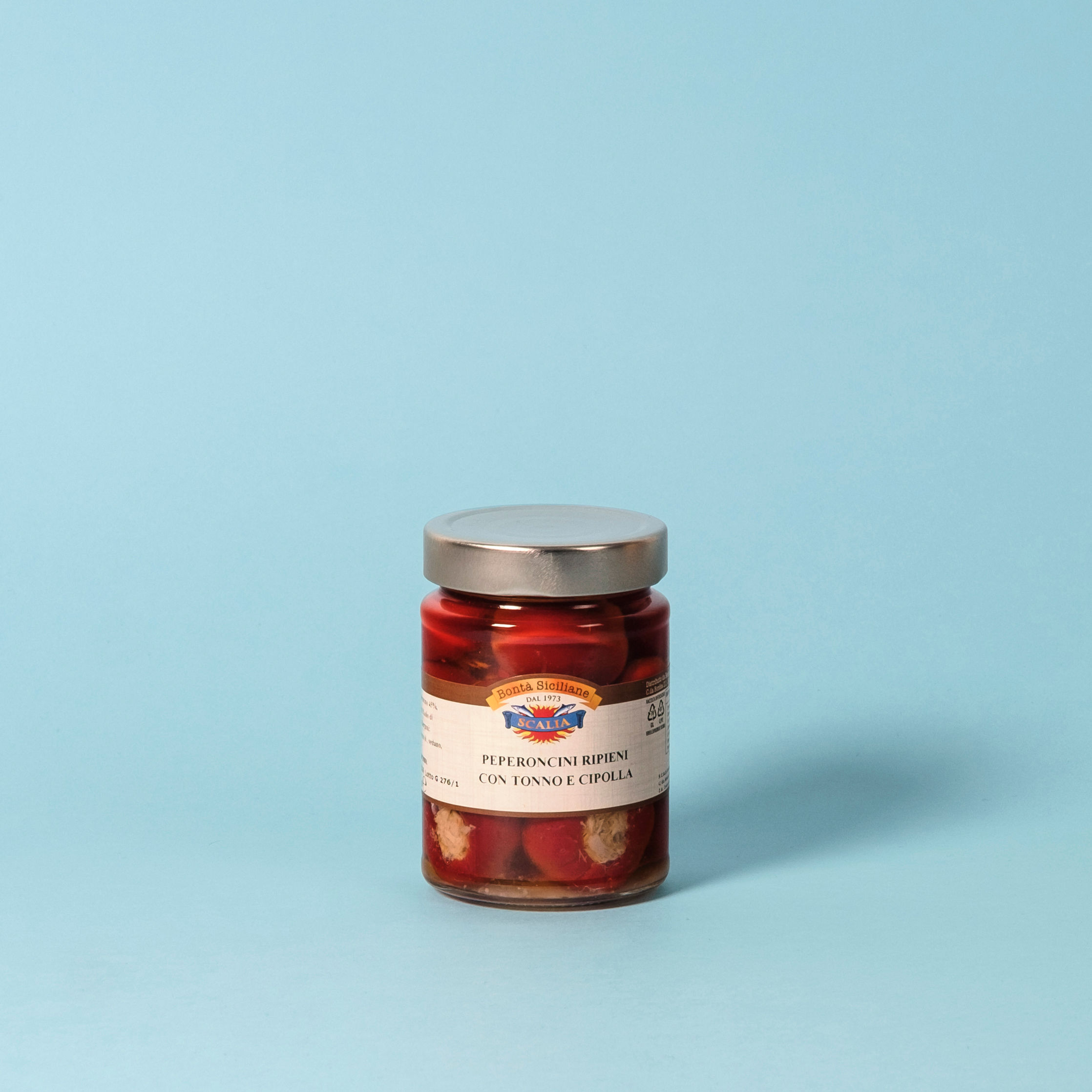 Peperoncini Farciti con Tonno e Cipolla 280gr