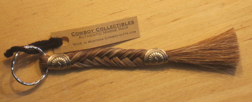 Keychain - The Fob, Braided Horsehair by Cowboy Collectables