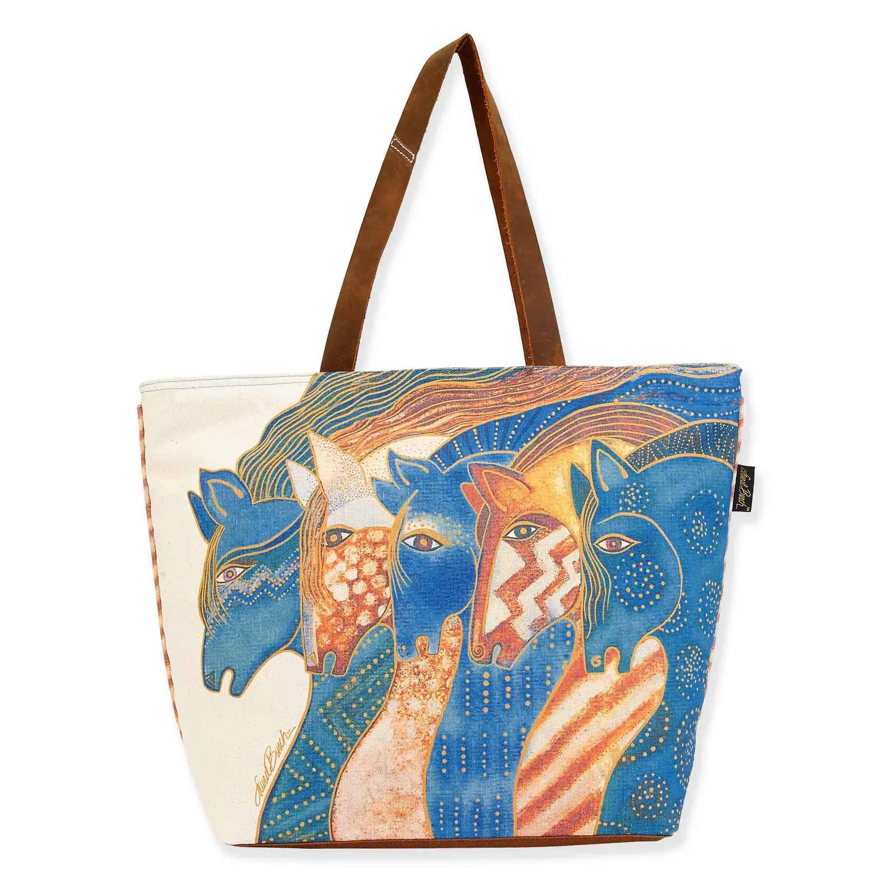 Laurel Burch Sky Mares Large Shoulder Tote,  LB8430