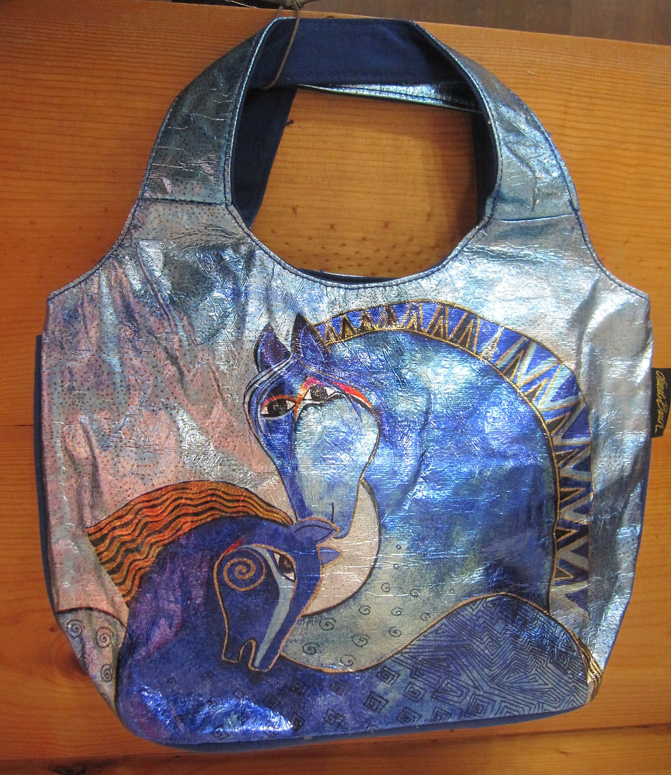 Thumbnail: Teal Mares - 2 piece Tote Set