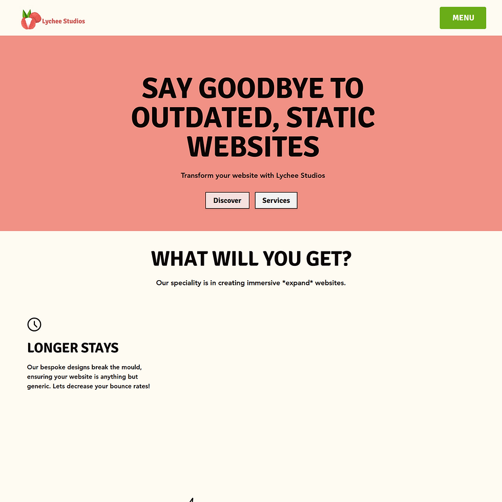 Lychee Studios Website Development Project - Final Project