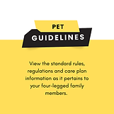 Pet guidelines