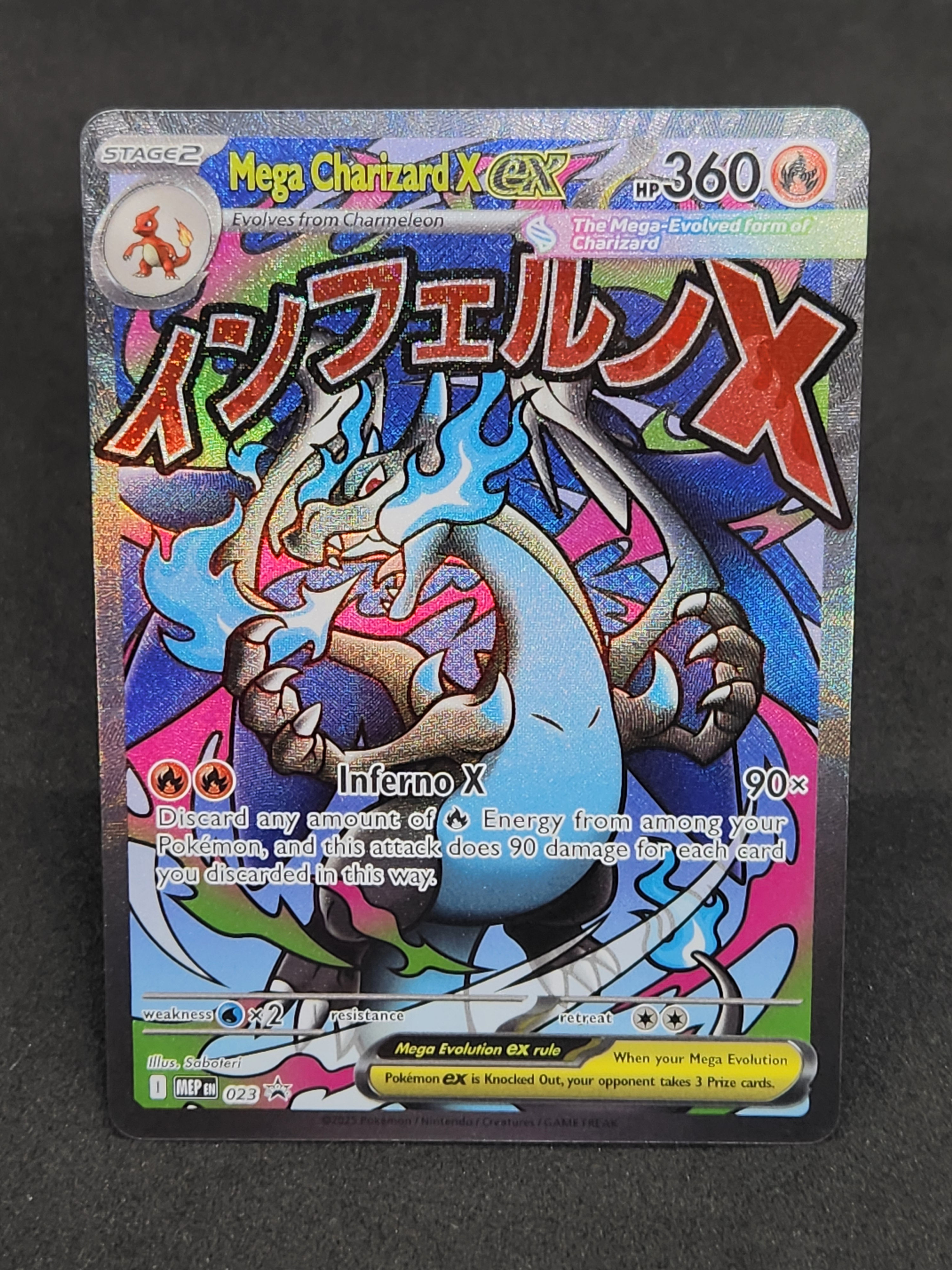 MEP 023 Mega Charizard X ex NM