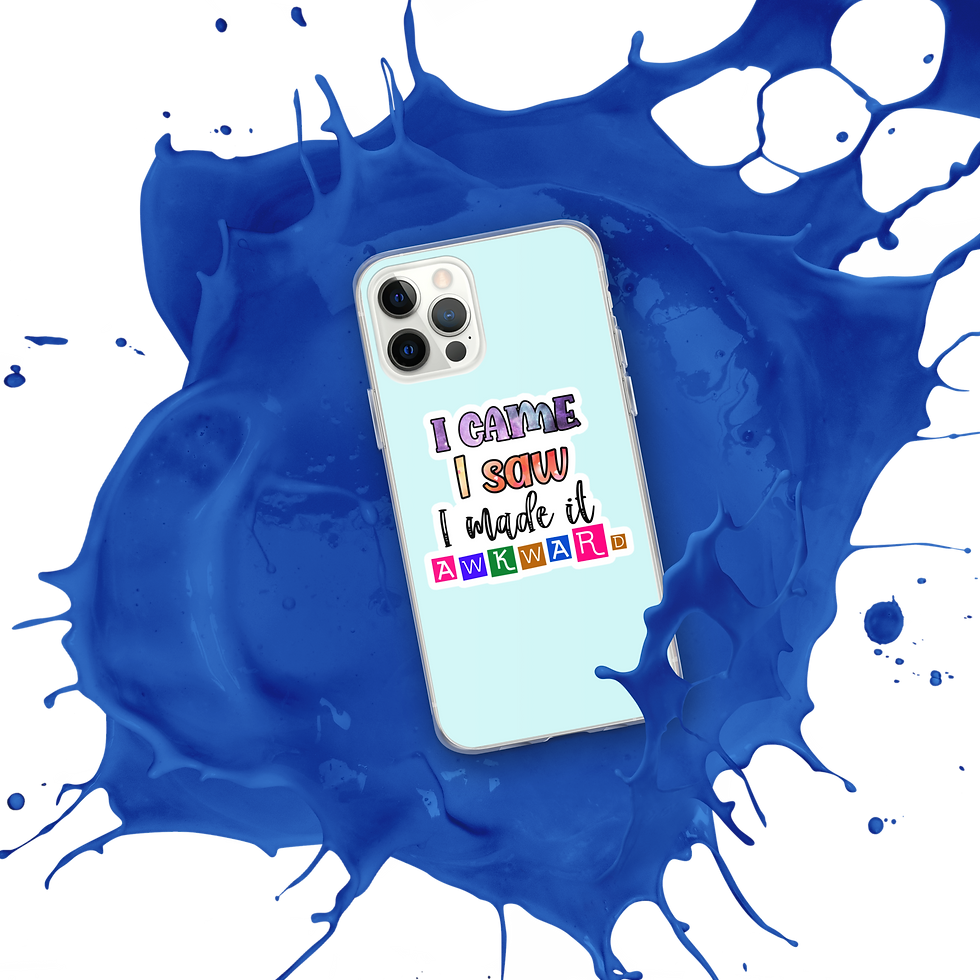 Thumbnail: I Came I Saw I made it Awkward! Clear Case for iPhone®