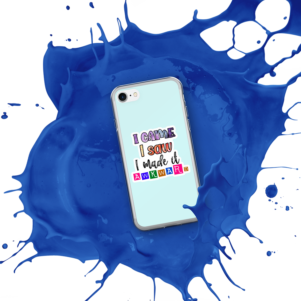 Thumbnail: I Came I Saw I made it Awkward! Clear Case for iPhone®