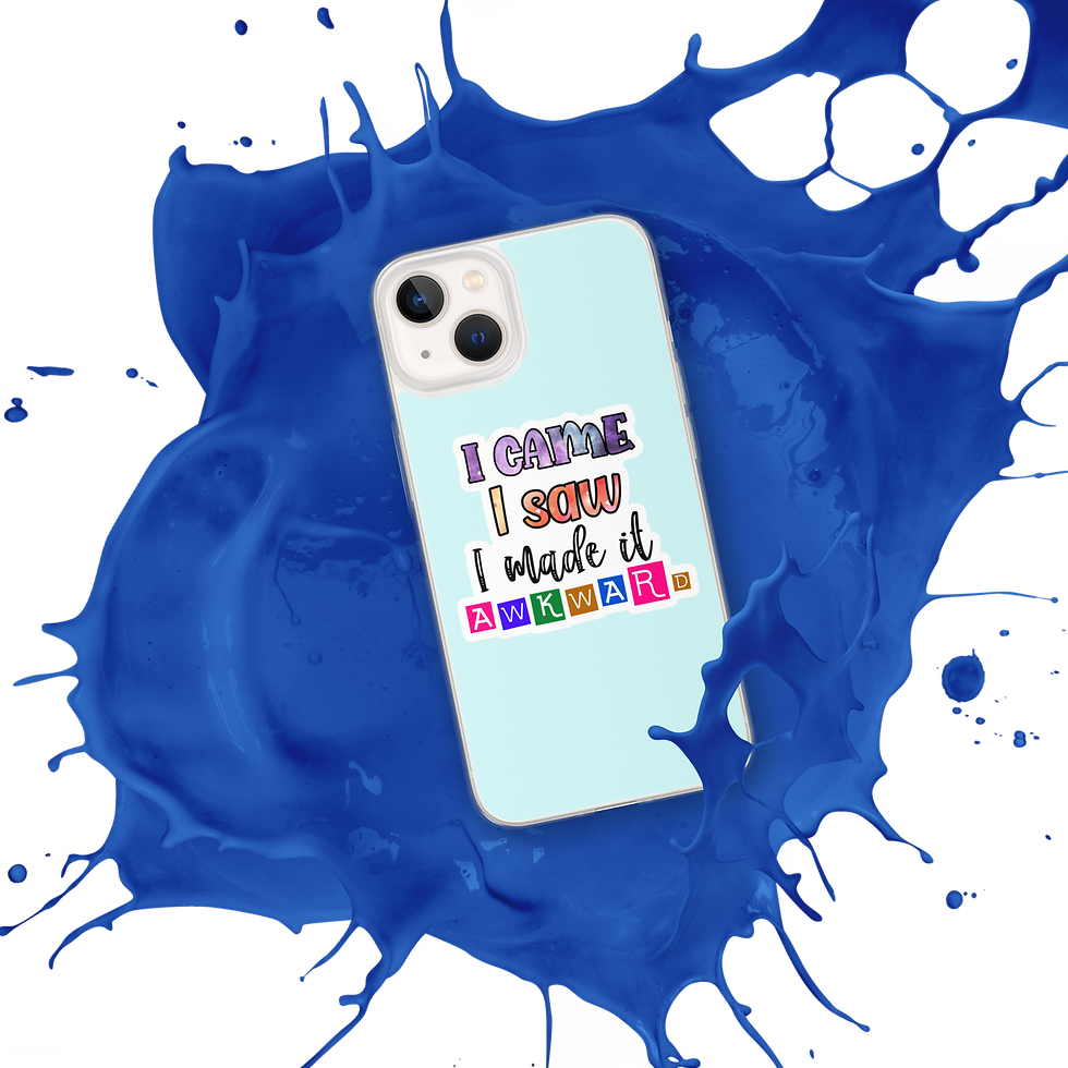 Thumbnail: I Came I Saw I made it Awkward! Clear Case for iPhone®