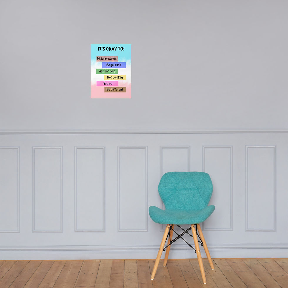 Thumbnail: Its okay to be ....  Poster