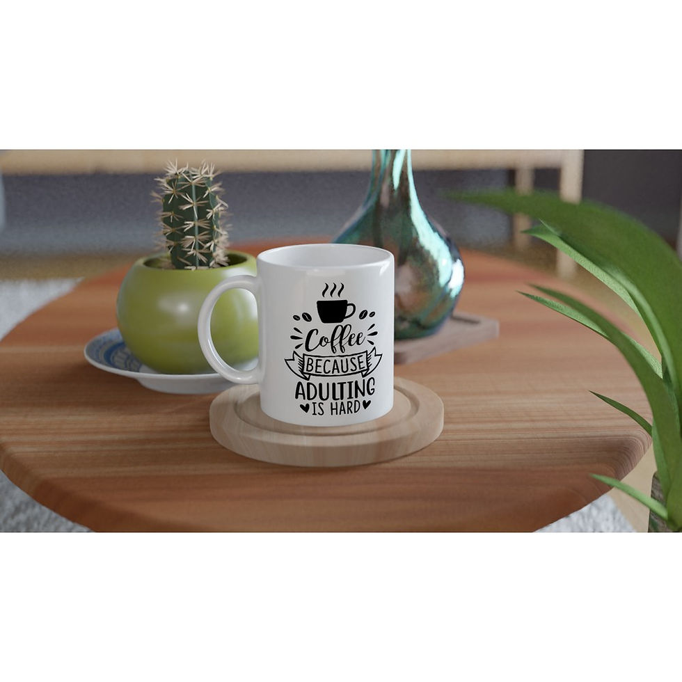 Thumbnail: Coffee because adulting is hard  Mugs