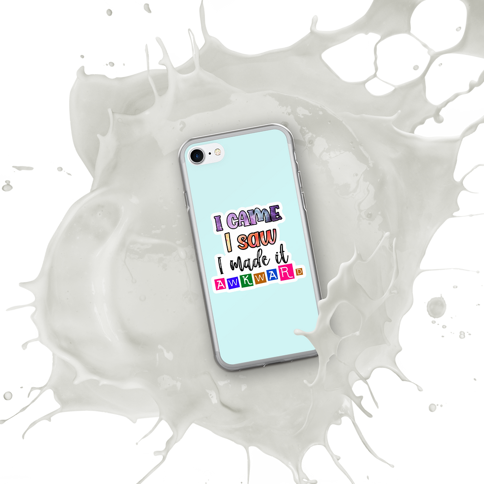 Thumbnail: I Came I Saw I made it Awkward! Clear Case for iPhone®