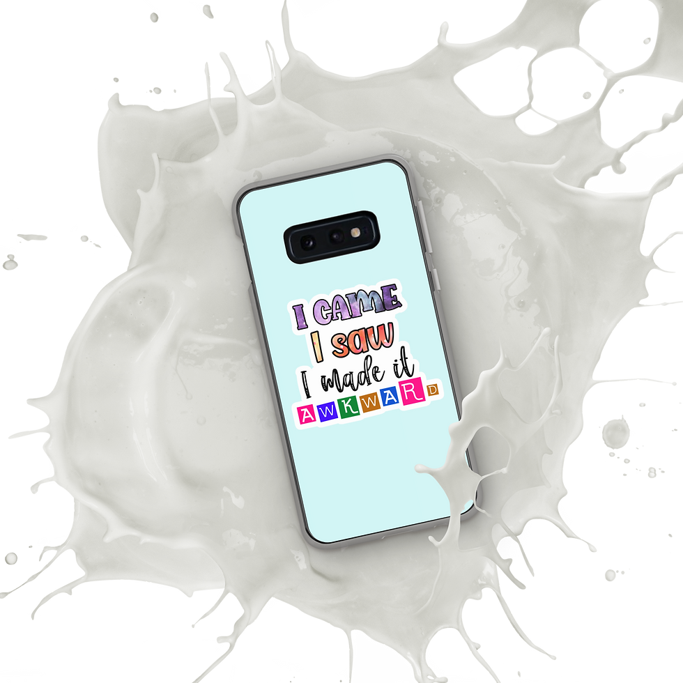 Thumbnail:  I Came I Saw I made it Awkward!  Clear Case for Samsung®