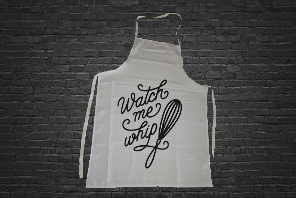 Apron full White with Pocket