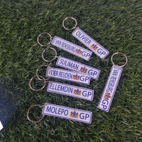 Number Fact Key Rings Number Plate Key Ring | Picmecreations