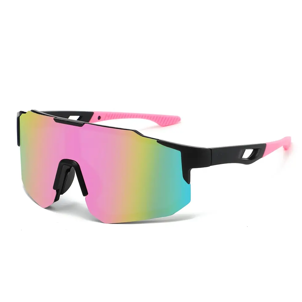 Thumbnail: Rimless UV400 Cycling Sunglasses Sports Running Sun Goggles MTB Bicycle Glasses