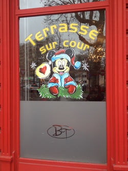 Vitrine de Noël