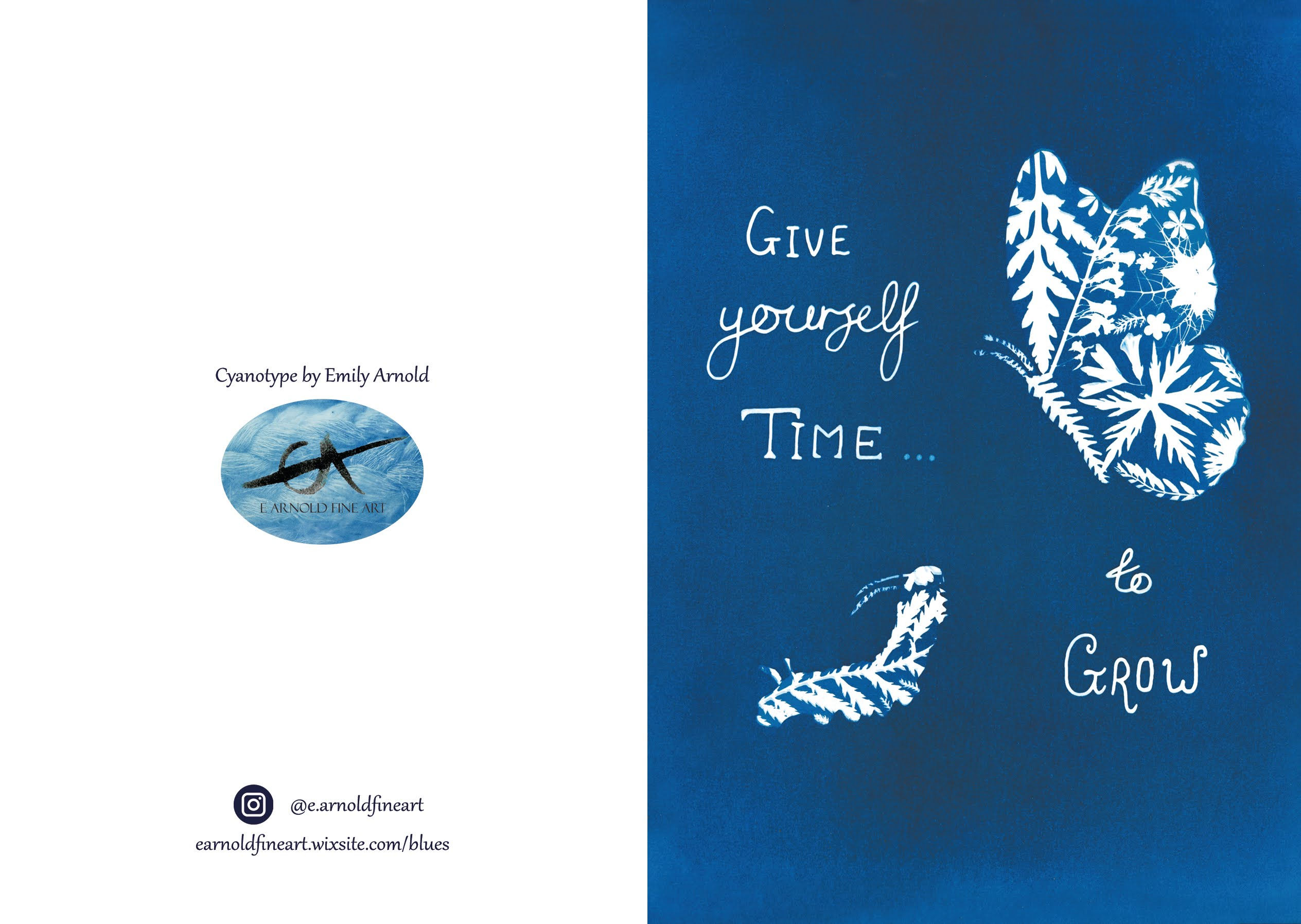 Time To Grow A6 Greetings Card